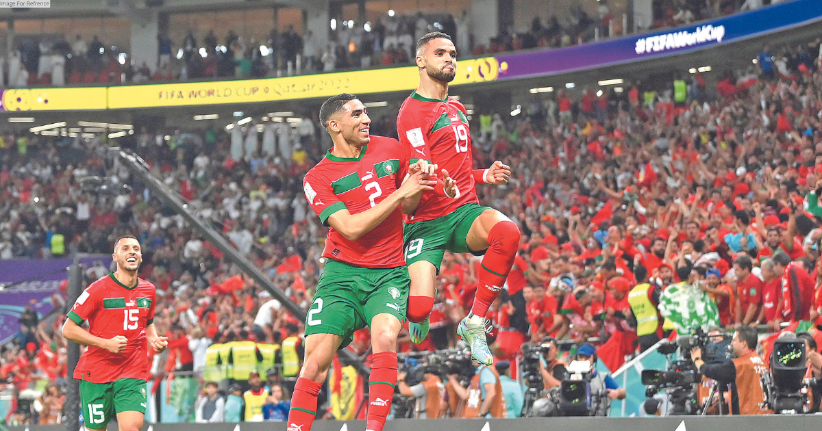 MOROCCO ARE THE FIRSTEVER AFRICAN SEMIFINALISTS OF THE WORLD CUP